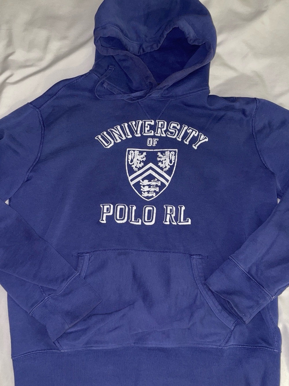 Polo by Ralph Lauren Royal Blue University Crest Hoodie